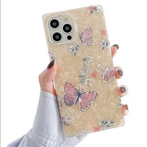 iPhone 13 Pro Max 13 Pro Case Square Butterfly Shell New